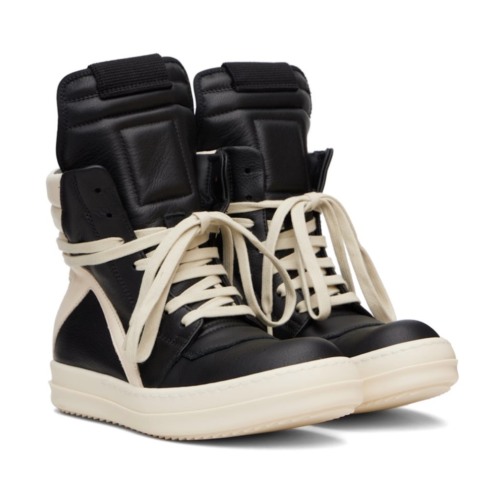 Rick Owens Geobasket Black/White